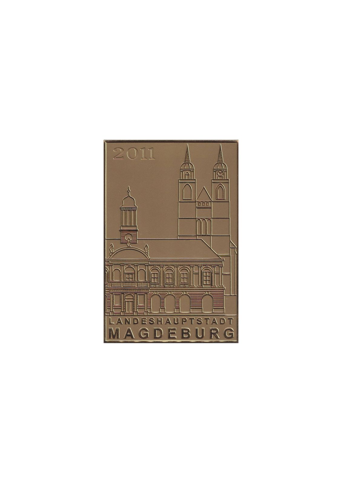 Stadtplakette Magdeburg